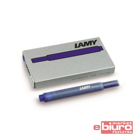 NABOJE ATRAMENTOWE DO PIÓR LAMY T10 NIEBIESKIE 5SZT