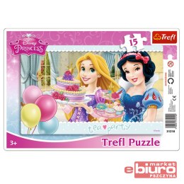 PUZZLE 15 DISNEY KSIĘŻNICZKI PRZYJĘCIE TREFL 31210