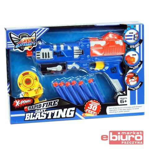 ZESTAW PISTOLET ZE STRZAŁKAMI JL-3884A MAKSIK