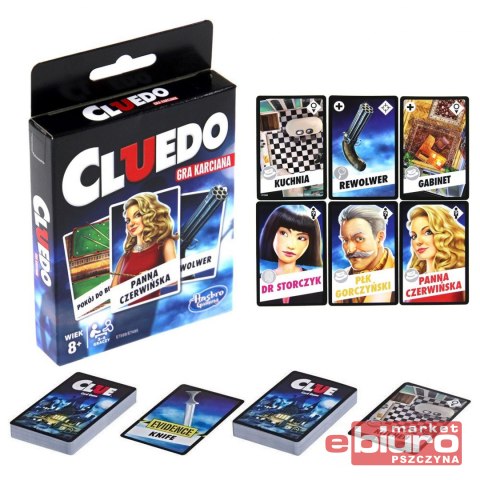 GRA HASBRO KARCIANA CLUEDO E7589