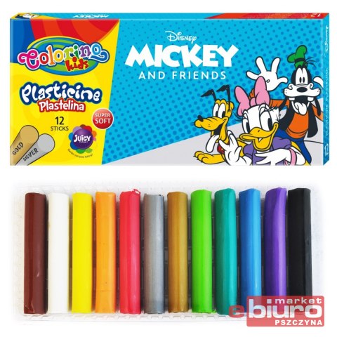 PLASTELINA 12 KOL. MICKEY COLORINO