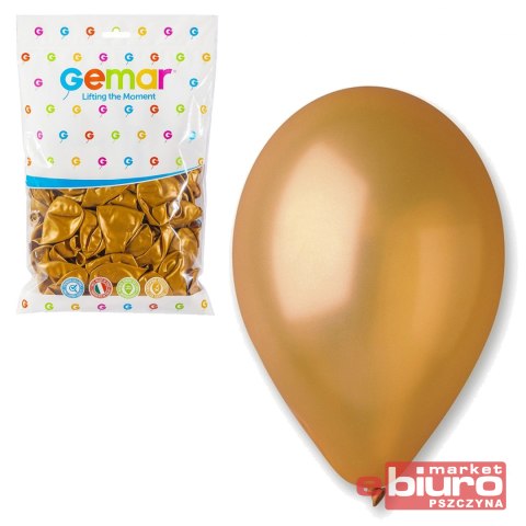 BALON GM110 METAL 12" ZŁOTY 100SZT GODAN