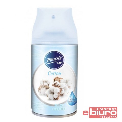 ODŚWIEŻACZ POWIETRZA MISSLIFE 250ML COTTON