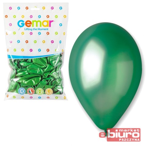 BALON GM110 METAL 12" ZIELONY 100SZT GODAN