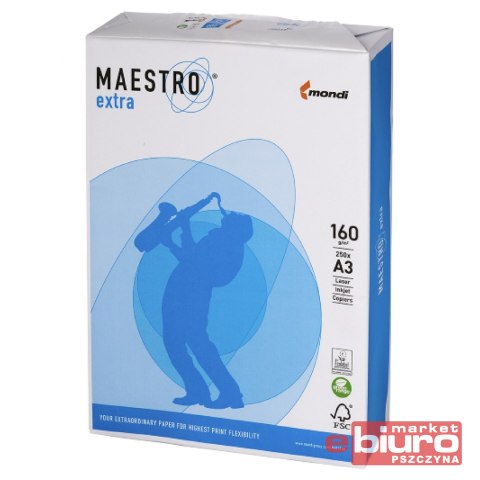 PAPIER KSERO A3 MAESTRO EXTRA A'250 160G