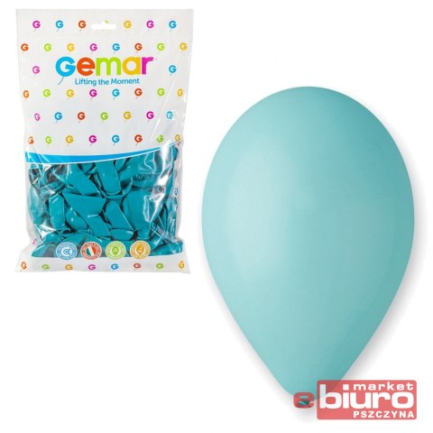 BALON G90 PASTEL 10'' TURKUSOWO-NIEB 100SZT. GODAN