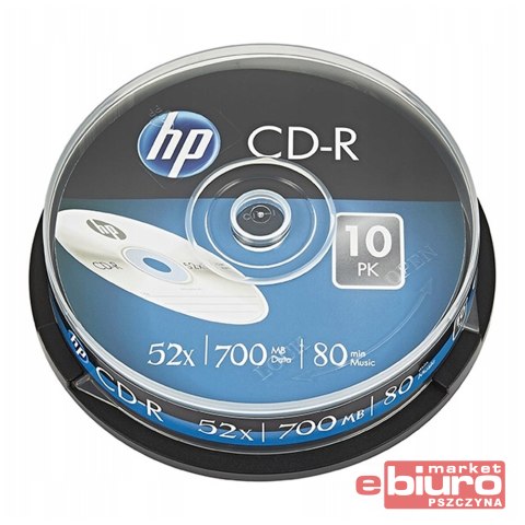 PŁYTA CD-R80 HP 700MB CAKE 10 SZTUK 69308