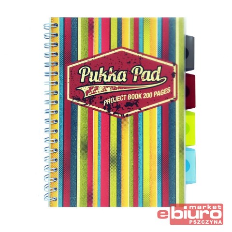 PUKKA PROJECT BOOK AMERICANO B5 ŻÓŁTY